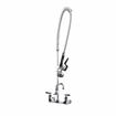 Picture of Encore® 8" OC Wall Mount Pre-Rinse Assembly 1.6 gpm Spray with 6" Add On Faucet and Mounting Kit