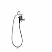 Picture of Encore® 8" OC. Brass Chrome Plated Wall Mount Pot Filler Assembly Hooked Spray Head  Vacuum Breaker and 72" Hose