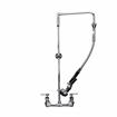 Picture of Encore® 8" OC  Brass Chrome Plated Swivel Arm Pre-rinse Assembly with 12" Swivel Arm and 26" Riser