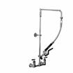 Picture of Encore® 8" OC  Brass Chrome Plated Swivel Arm Pre-rinse Assembly with 12" Swivel Arm and 26" Riser