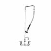 Picture of Encore® 8" OC  Brass Chrome Plated Swivel Arm Pre-rinse Assembly with 12" Swivel Arm 12" Add-On Faucet and 26" Riser