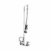 Picture of Encore® 8" OC  Brass Chrome Plated Swivel Arm Pre-rinse Assembly with 12" Swivel Arm 12" Add-On Faucet and 26" Riser
