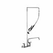 Picture of Encore® 8" OC  Brass Chrome Plated Swivel Arm Pre-rinse Assembly with 12" Swivel Arm 12" Add-On Faucet and 26" Riser