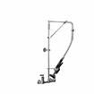 Picture of Encore® 8" OC  Brass Chrome Plated Swivel Arm Pre-rinse Assembly with 12" Swivel Arm with Support Bracket and 26" Riser