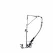 Picture of Encore® 8" OC  Brass Chrome Plated Swivel Arm Pre-rinse Assembly with 12" Swivel Arm with Support Bracket and 26" Riser