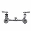 Picture of 8" OC Encore Brass Chrome Plated Wall Mount Faucet Body Only for Pre-Rinse with Compression Valves