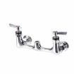 Picture of 8" OC Encore Brass Chrome Plated Wall Mount Faucet Body Only for Pre-Rinse with Compression Valves