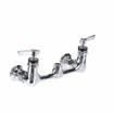 Picture of 8" OC Encore Brass Chrome Plated Wall Mount Faucet Body Only for Pre-Rinse with Compression Valves