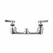 Picture of 8" OC Encore Brass Chrome Plated Wall Mount Faucet Body only for Pre-Rinse Ceramic Valves
