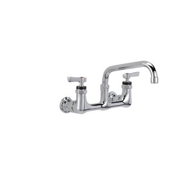 Picture of Encore® 8" OC. Brass Chrome Plated Wall Mount Faucet with 8" Swivel Spout