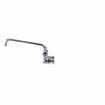 Picture of Encore® 8" OC. Brass Chrome Plated Wall Mount Faucet with 12" Swivel Spout with Faucet Mounting Kit
