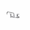 Picture of Encore® 8" OC. Brass Chrome Plated Wall Mount Faucet with 12" Swivel Spout with Faucet Mounting Kit