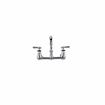 Picture of Encore® 8" OC. Brass Chrome Plated Wall Mount Faucet Ceramic Valves with 14" Swivel Spout