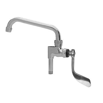 Picture of Encore® Brass Chrome Plated Add-On Faucet with 12" Spout with 4" Wrist Blade Handles