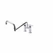 Picture of Encore® 4" OC Brass Chrome Plated Elevated Deck Mount Faucet with 18" Swivel Spout