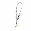 Picture of Encore® Brass Chrome Plated Single Deck Mount Pre-Rinse with Mixing Valve and Wall Bracket