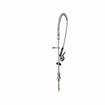 Picture of Encore® Brass Chrome Plated Single Deck Mount Pre-Rinse with Mixing Valve and Wall Bracket