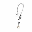 Picture of Encore® Brass Chrome Plated Single Deck Mount Pre-Rinse with Mixing Valve and Wall Bracket