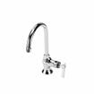 Picture of Encore® Brass Chrome Plated Single Pantry Deck Mount Faucet 6" Rigid Gooseneck  Spout