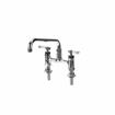 Picture of Encore® 6" OC Brass Chrome Plated Elevated Deck Mount Faucet with 10" Swivel Spout