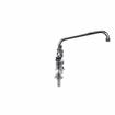 Picture of Encore® 6" OC Brass Chrome Plated Elevated Deck Mount Faucet with 10" Swivel Spout
