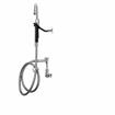 Picture of Encore®  Brass Chrome Plated Single Wall Mount Pot Filler Assembly with 72" Hose and Vacuum Breaker