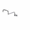 Picture of Encore® Brass Chrome Plated Single Wall Mount Faucet Ceramic Valves with Double Jointed 18" Swivel Spout