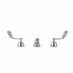Picture of Encore® Adjustable Widespread Deck Mount Faucet with 5" Cast Spout and 4" Wrist Blade Handles