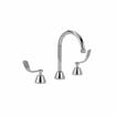 Picture of Encore® Adjustable Widespread Deck Mount Faucet Ceramic Valves with Rigid 6" Gooseneck Spout and 4" Wrist Blade Handles
