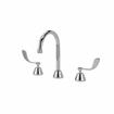 Picture of Encore® Adjustable Widespread Deck Mount Faucet Ceramic Valves with Rigid 6" Gooseneck Spout and 4" Wrist Blade Handles