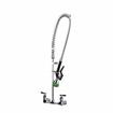 Picture of Encore® Brass Chrome Plated 8" OC Wall Mount Pre-Rinse with KLF-Y104A Variable Flow Spray Head