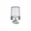 Picture of Aluminum Refrigerator Light With Clear Polycarbonate Globe