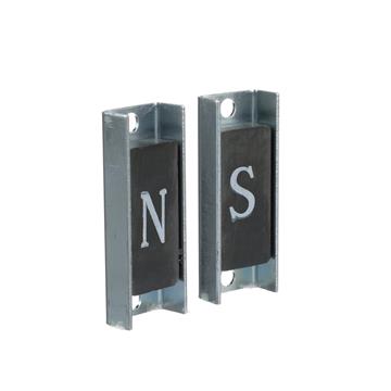 Picture of Zinc Plated Steel Heavy Duty Concealed Type Magnetic Cabinet Catch - Pair