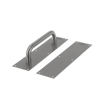 Picture of 16" L x 4" W Stainless Steel Push/Pull Plates