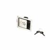 Picture of 3-5/16" L x 2-11/16" W x 1-13/32" H Stainless Steel Paddle Latch with Lock