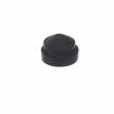 Picture of 3/8" OD x 3/64" H Black Rubber Button Bumper