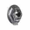 Picture of #10-24 Zinc Plated Steel Open Top Combination Locknut With Rubber Seal