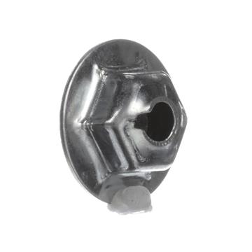 Picture of #10-24 Zinc Plated Steel Open Top Combination Locknut With Rubber Seal