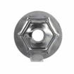 Picture of #10-24 Zinc Plated Steel Open Top Combination Locknut With Rubber Seal