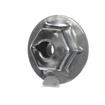 Picture of #10-24 Zinc Plated Steel Open Top Combination Locknut With Rubber Seal