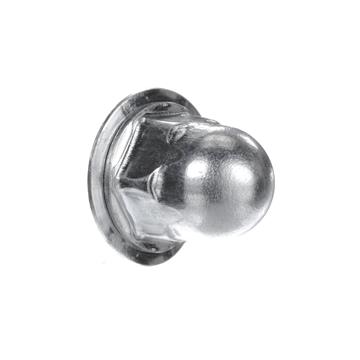 Picture of #10-24 x 1/2" H Zinc Plated Steel Domed Combination Locknut