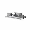 Picture of 7/8" Offset 3-3/4" L Chrome Plated Die Cast Slim-Line Standard Duty Edgemount Hinge