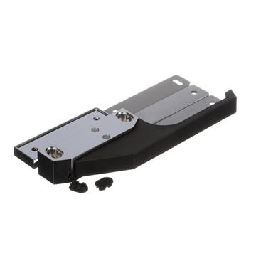 Picture of 8-1/4" L Chrome Plated Die Cast Magnetic Edgemount Latch With Offset Black Heat-Resistant Plastic Handle And Ceramic Magnet