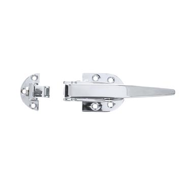 Picture of 6-3/4" L Chrome Plated Die Cast Adjustable Surface Mount Latch For Flush To 3/8" Offset