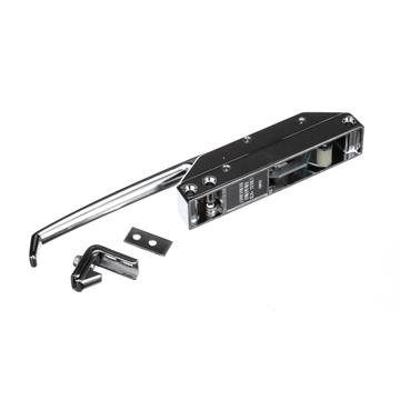 Picture of 10-1/4" L Chrome Plated Die Cast Mechanical Edgemount Latch With Straight Handle