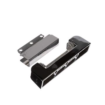 Picture of 1-3/8" Offset 5-1/2" L Chrome Plated Die Cast Non-Rise Adjustable Edgemount Hinge