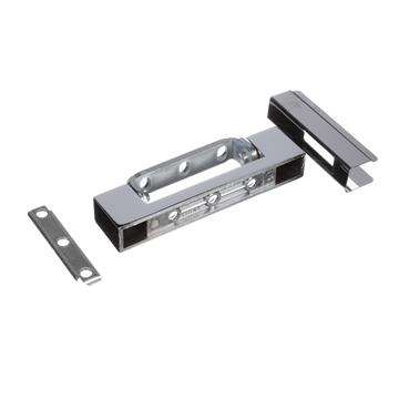 Picture of 1-1/8" Offset 5" L Chrome Plated Die Cast Non-Rise Adjustable Edgemount Hinge