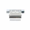 Picture of 1-1/8" Offset 5" L Chrome Plated Die Cast High Temperature Non-Rise Adjustable Edgemount Oven Hinge With Aluminum Adjusting Plate