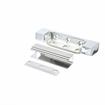 Picture of 1-1/8" Offset 5" L Chrome Plated Die Cast High Temperature Non-Rise Adjustable Edgemount Oven Hinge With Aluminum Adjusting Plate