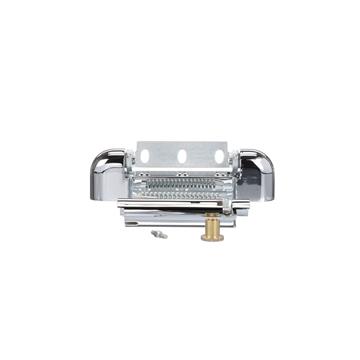 Picture of 1-3/8" Offset 5-3/4" L Chrome Plated Die Cast Non-Rise Adjustable Spring Cartridge Edgemount Hinge